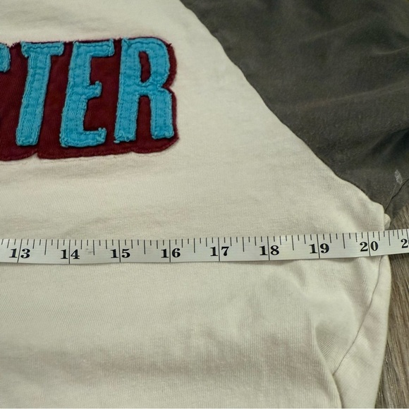 Vintage Y2K Hollister Baseball Shirt Men’s Large Logo Spell Out Preppy 90s Retro - Picture 6 of 8